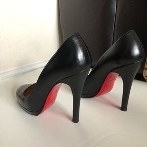Christian Louboutin Pumps Black Leather | 9.5